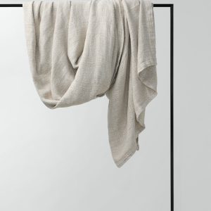 Heavyweight Linen Throw for Layered Comfort