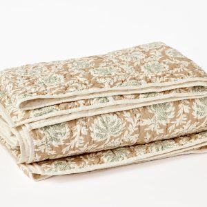 Fawn Handstitched Textile Quilt Set for Everyday Comfort