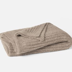 Knitted Textile Throw Blanket for Everyday Comfort