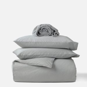 Crinkled Percale Bedding Bundle for Everyday Comfort