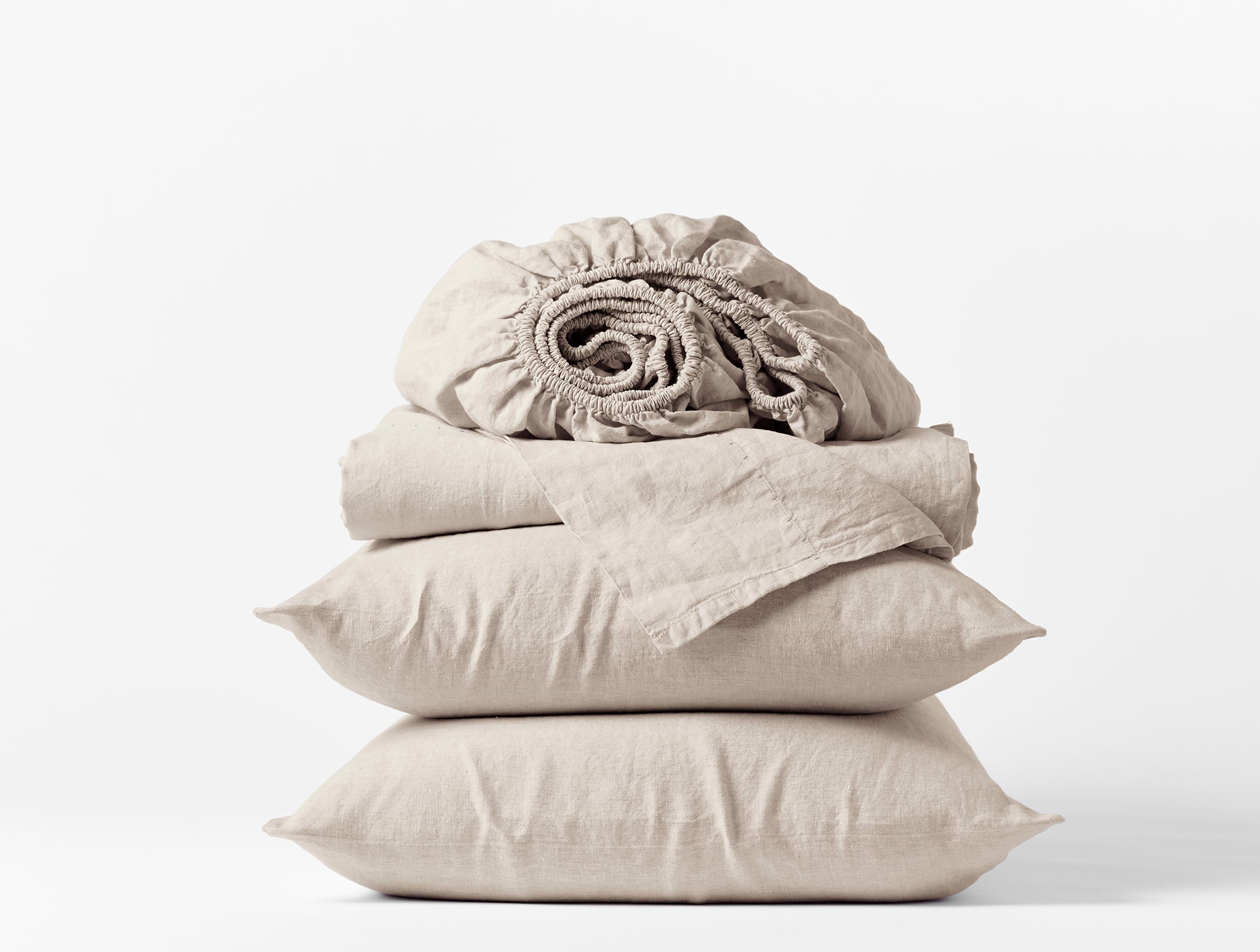 Natural Relaxed Linen Bedding Sheet Set for Everyday Comfort