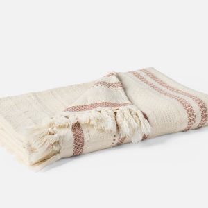 Natural Classic Textile Throw Blanket for Everyday Comfort