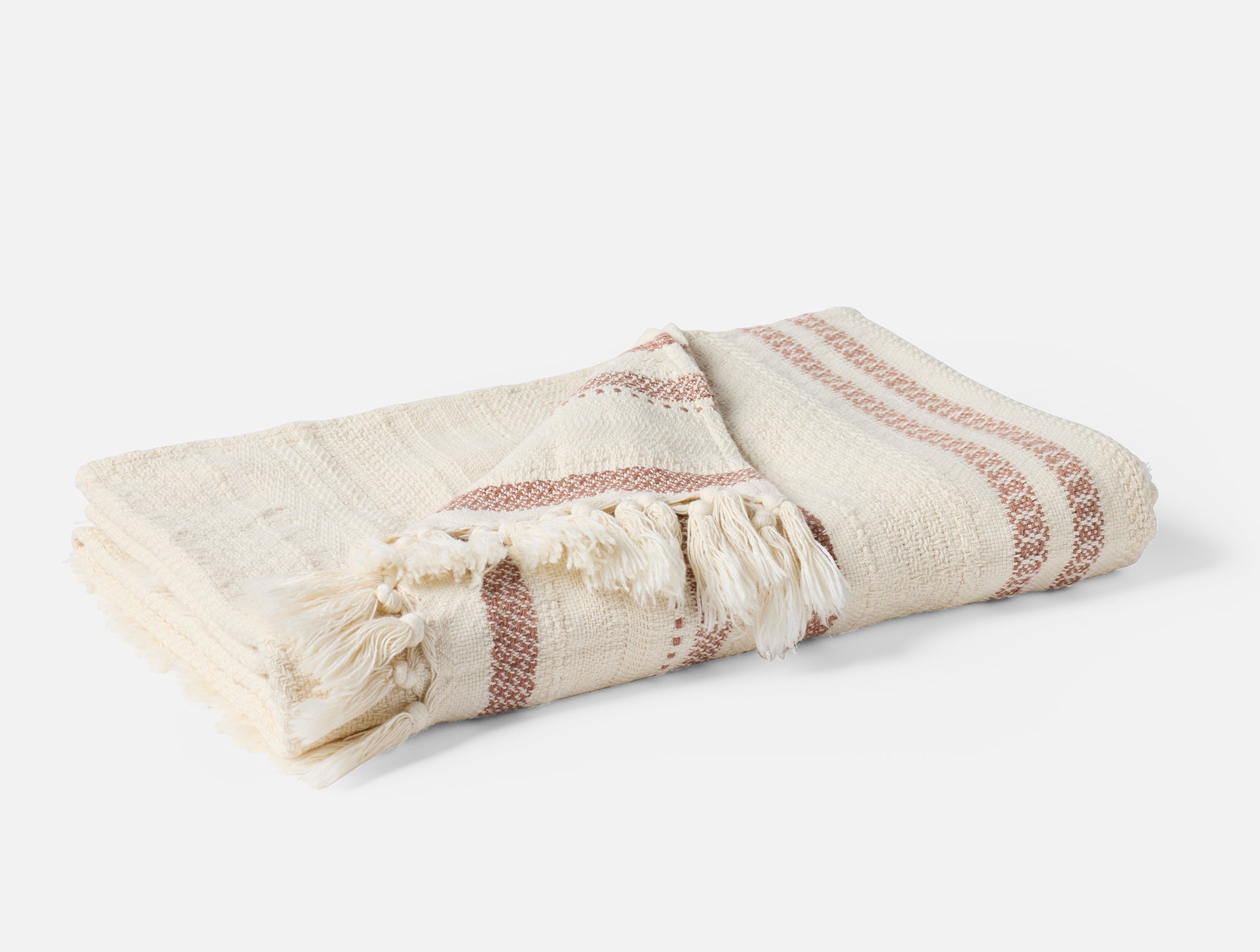 Natural Classic Textile Throw Blanket for Everyday Comfort