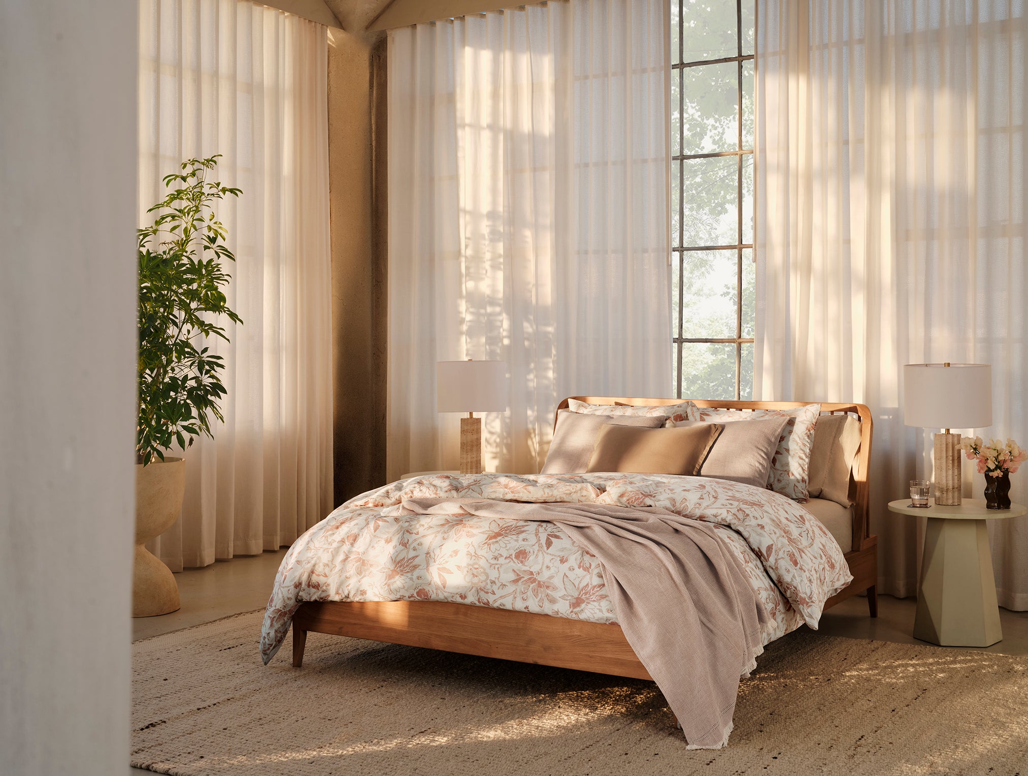 Warm Beige Herringbone Textile Throw Blanket for Everyday Comfort - Image 4