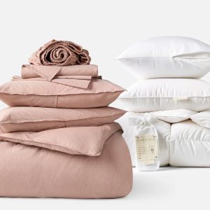Crinkled Percale Bedding Bundle for Everyday Comfort