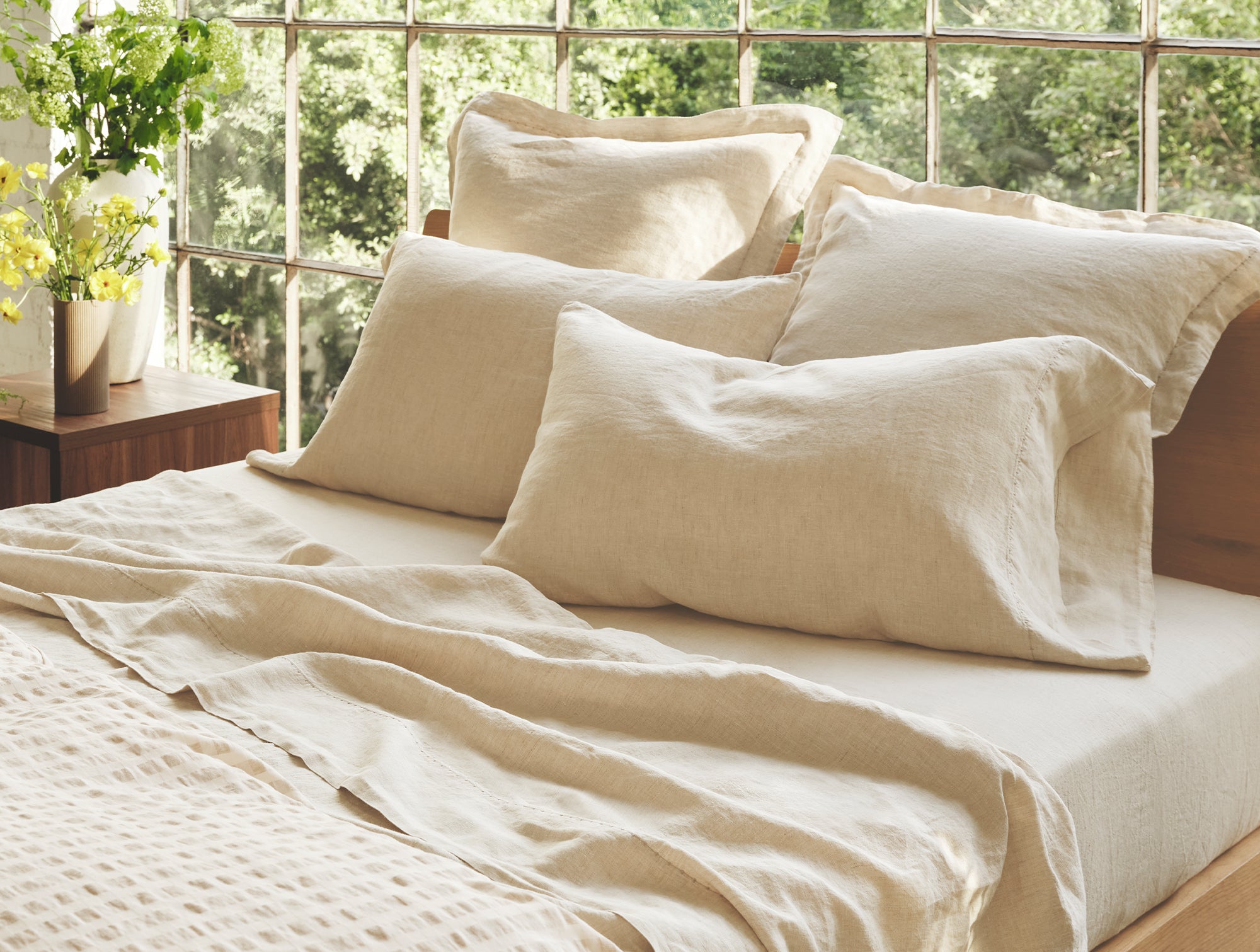 Natural Relaxed Linen Bedding Sheet Set for Everyday Comfort - Image 2