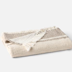 Natural Classic Textile Throw Blanket for Everyday