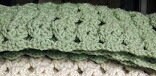 Light Sage Crocheted Elegant Lace Throw - Chair Throw/Crochet Afghan/Farmhouse Blanket/Couch Throw - Image 9