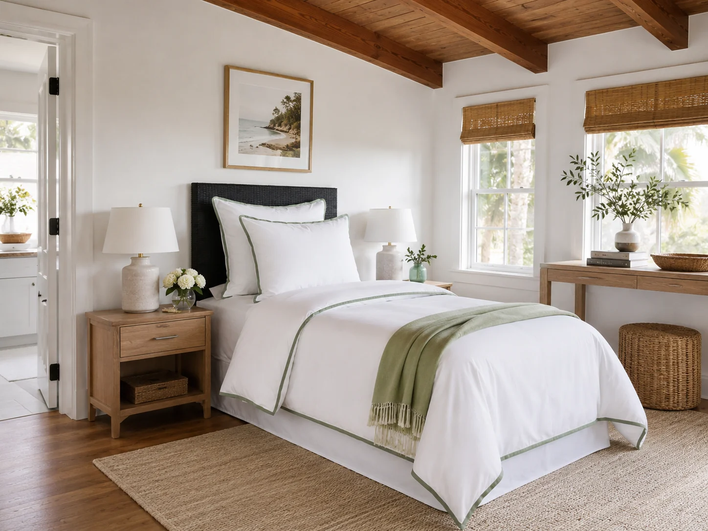 Comfortable bedroom textiles